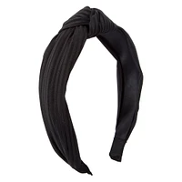 ribbed knotted headband