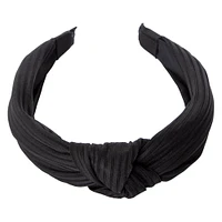 ribbed knotted headband