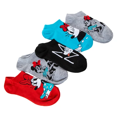 Minnie Mouse ladies ankle socks 5-pack