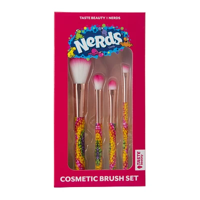 nerds® candy cosmetic brush set 4-piece