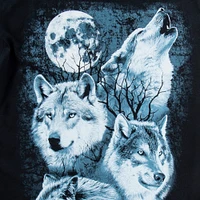 night wolves graphic tee