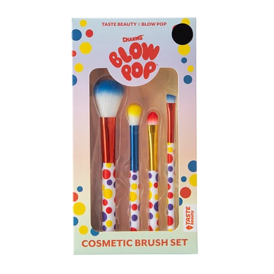 charms® blow pop® cosmetic brush set 4-piece