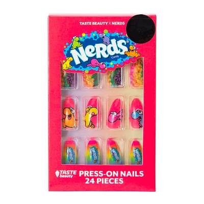 nerds® candy press on nails 24-piece set