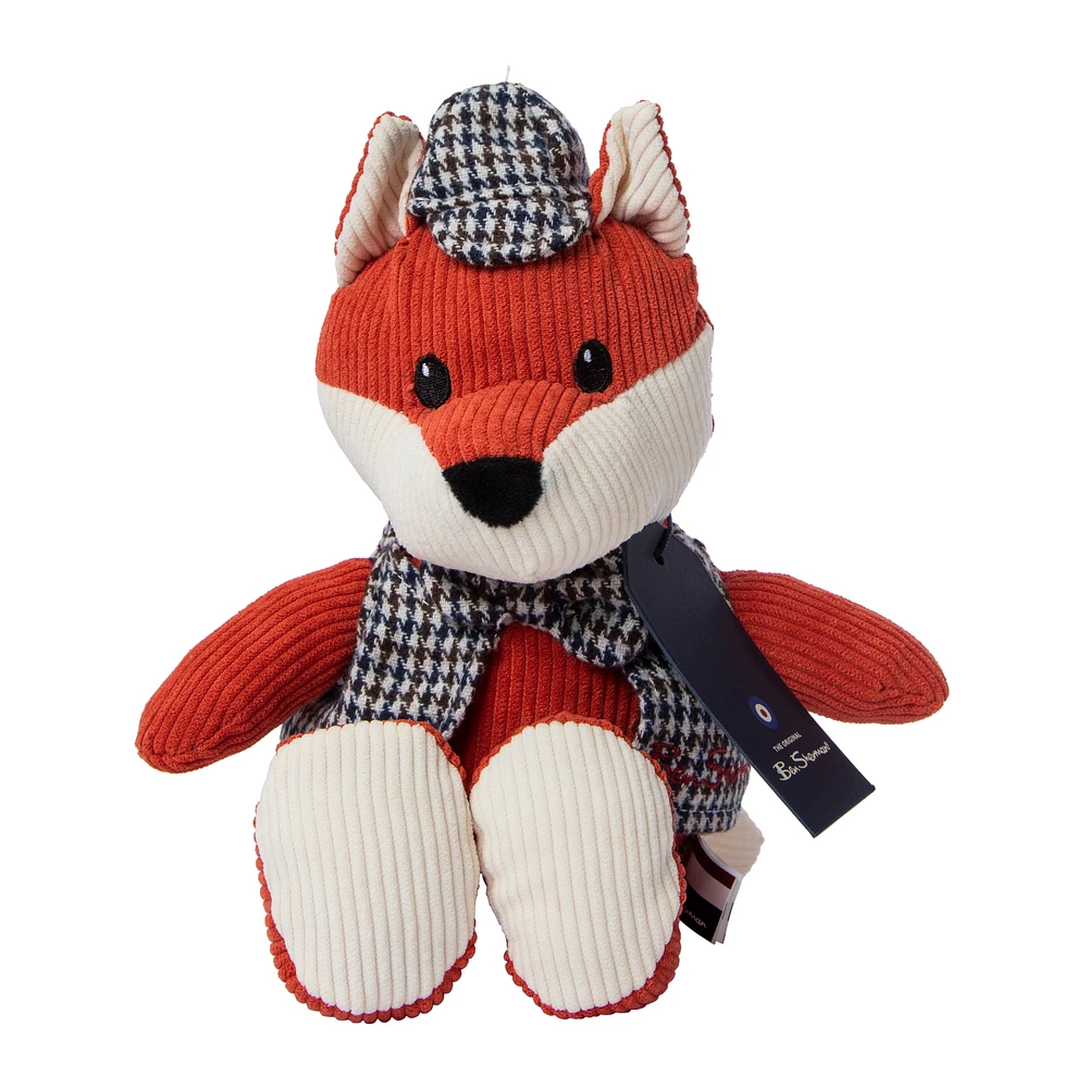 ben sherman® tailored fox plush dog toy 12in