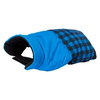 coleman® dog puffer jacket - blue plaid