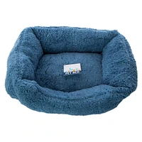 sherpa cuddler pet bed 21in x 16in