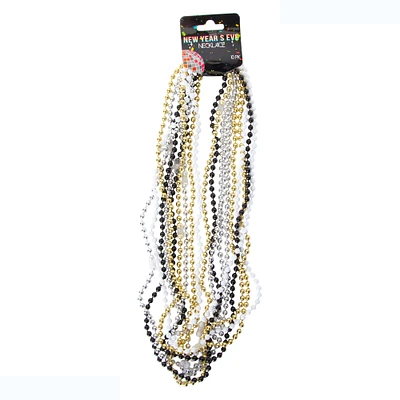 new year's party bead necklaces 10-count