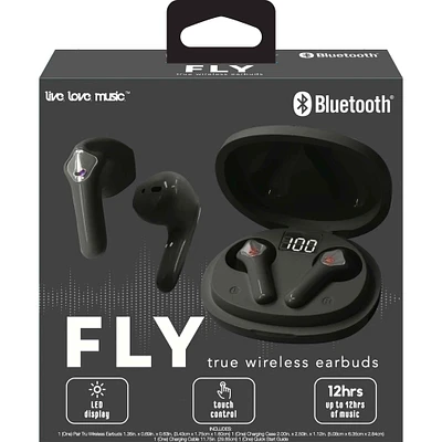 bluetooth® fly true wireless earbuds with LED display