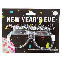 light-up happy new year glasses