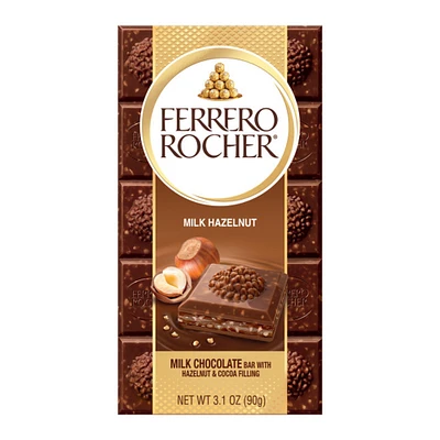 ferrero rocher® milk hazelnut chocolate bar 3.1oz