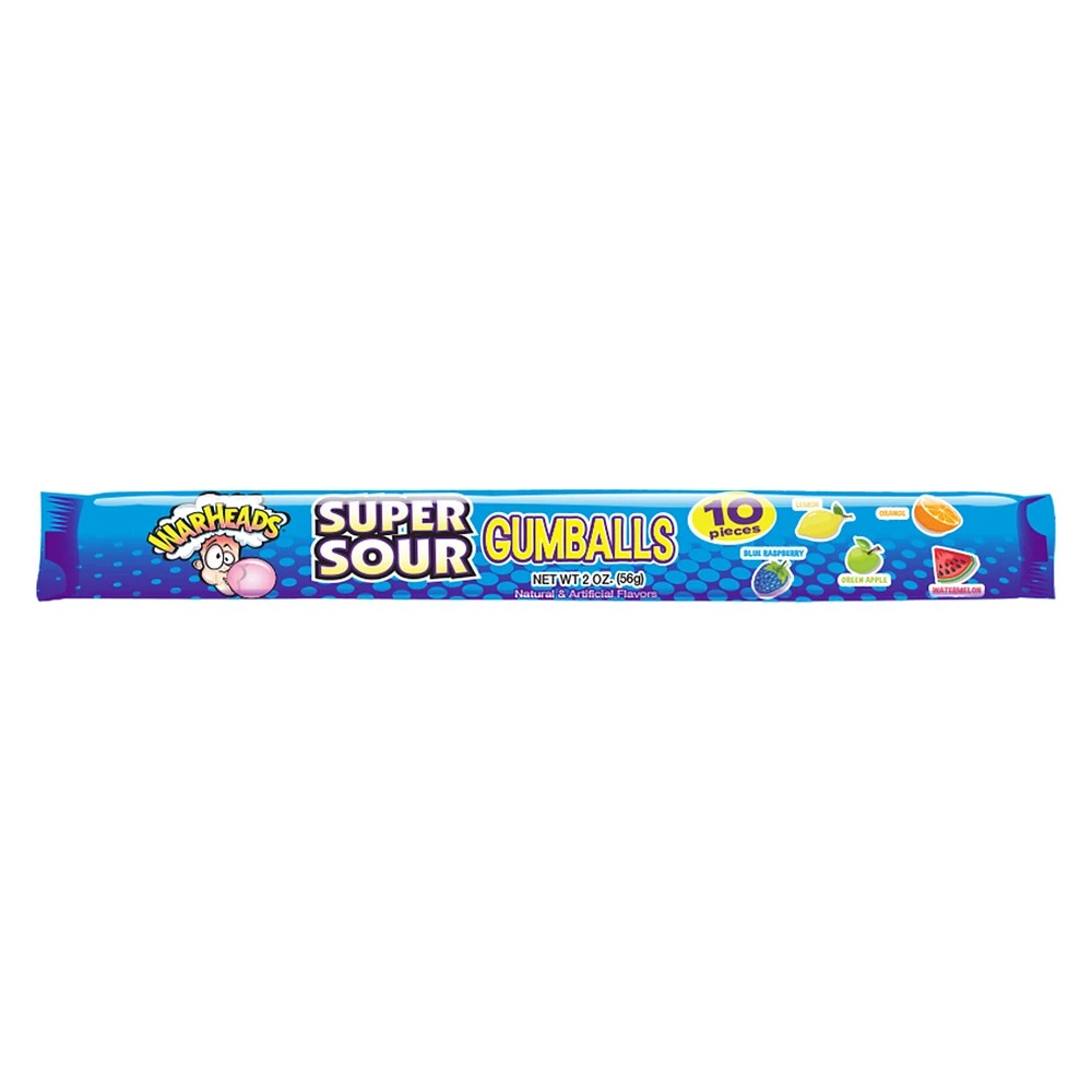 warheads® super sour gumballs 10-pack