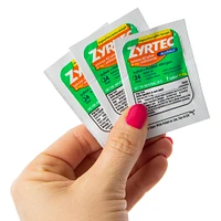 3-count zyrtec® allergy tablets