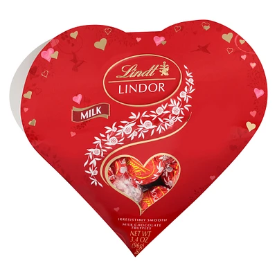 lindt® lindor milk chocolate truffles 3.4oz