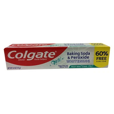 colgate® baking soda & peroxide whitening toothpaste 4oz