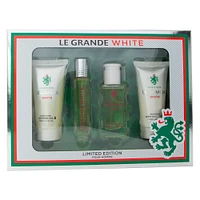 4-piece le grande white pour homme  gift set