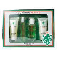 4-piece le grande white pour homme  gift set