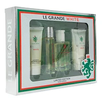 4-piece le grande white pour homme  gift set