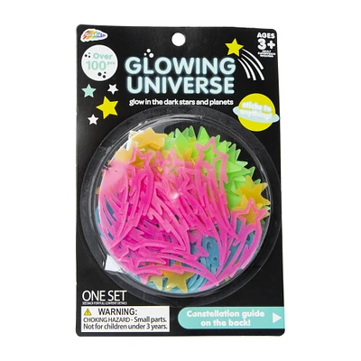 glow in the dark stars & planets with over 100 pieces