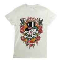 'eternal love' skull graphic tee