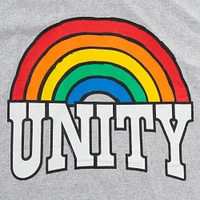 'unity' rainbow graphic tee