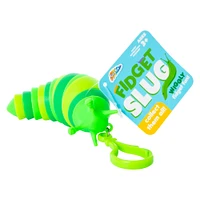 fidget slug sensory toy clip