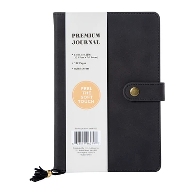 suede lined premium journal 5.5in x 8.3in