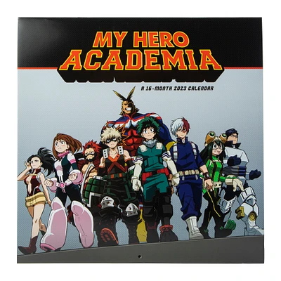 my hero academia™ 16-month 2023 wall calendar