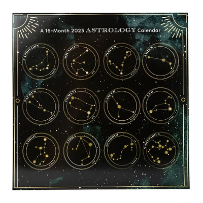 astrology 16-month 2023 wall calendar