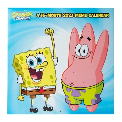 spongebob squarepants™ 16-month 2023 wall calendar