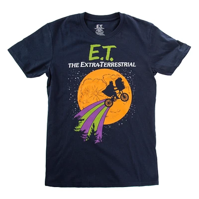 E.T. flying bike graphic tee