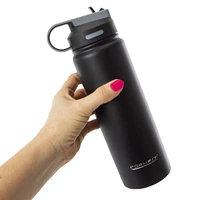 Hydroclear Sport Water Bottle With Flip Straw 32oz