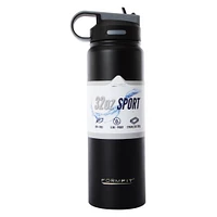 Hydroclear Sport Water Bottle With Flip Straw 32oz