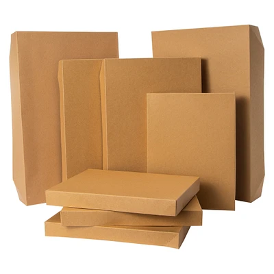 kraft gift boxes 8-pack
