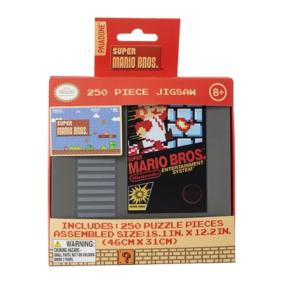 super mario™ puzzle tin with 250-piece jigsaw