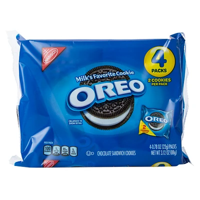 oreo® individually wrapped snack packs 4-packs