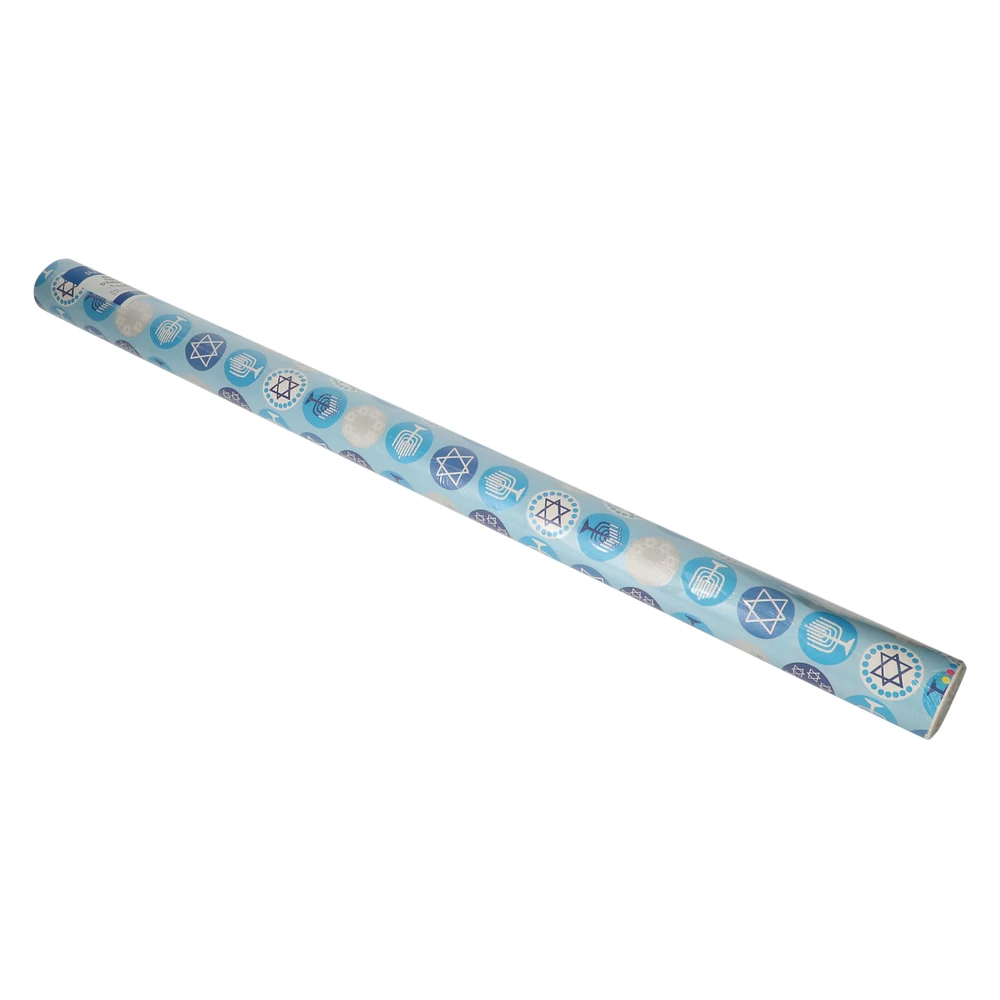 hanukkah gift wrapping paper 45 sq.ft