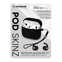 pod skinz case for AirPods Gen 3® & accessories  3-piece