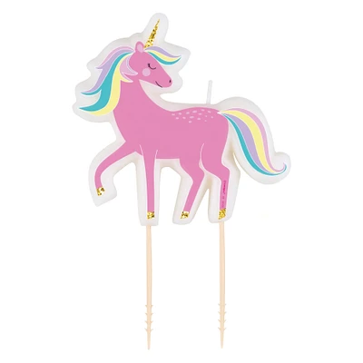 jumbo unicorn birthday candle