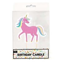 jumbo unicorn birthday candle