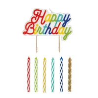 happy birthday' pick candles 12-count