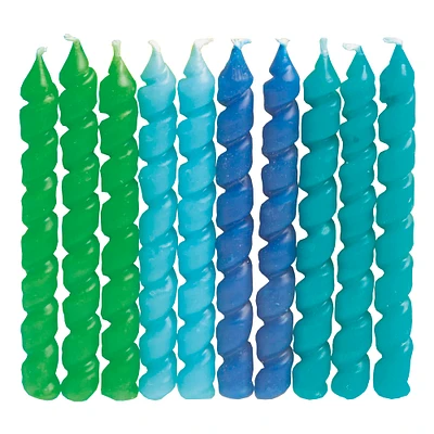 spiral birthday candles 10-count