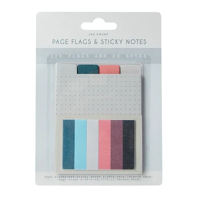 page flags & sticky notes 200-count