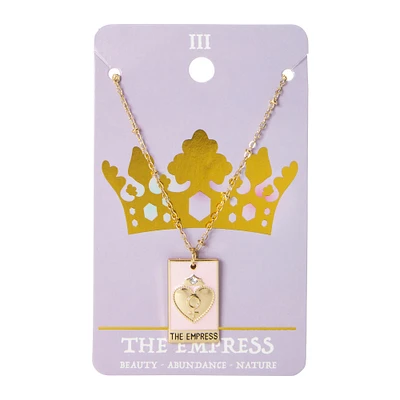 tarot card necklace