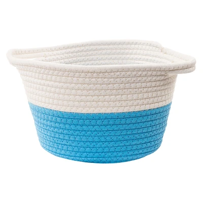 coiled rope easter basket 12.9in