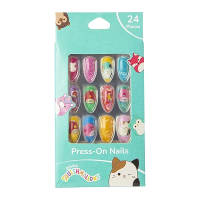 squishmallows™ press-on nails 24-piece set