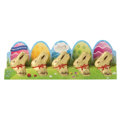 lindt® gold bunny milk chocolate 5-pack