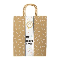 large brown kraft gift bags 13in x 10in 5- pack