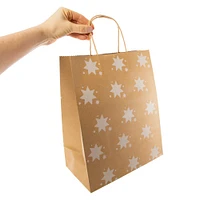 large brown kraft gift bags 13in x 10in 5- pack