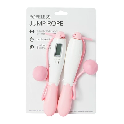 battery operated ropeless jump rope with tracker