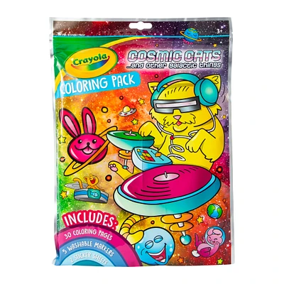 crayola® cosmic cats coloring pack
